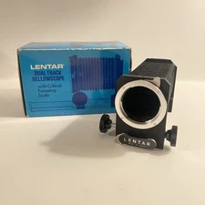 Lentar Dual Track Bellowscope Minolta 2483 Macro Extension w/ Box Vintage