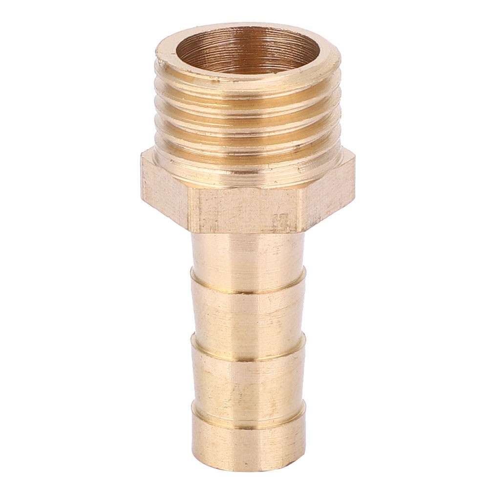 5pcs G1/4 Male Thread Barb Connector Brass Pipe Fitting Connector Joint For Gas