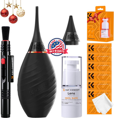 Kit limpieza camara 10 en 1 soplador silicona panos lapiz liquido de 15ml uso