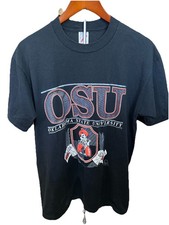 VTG 80/90s Oklahoma State University OSU T Shirt Mens L Jerzees USA Cowboys