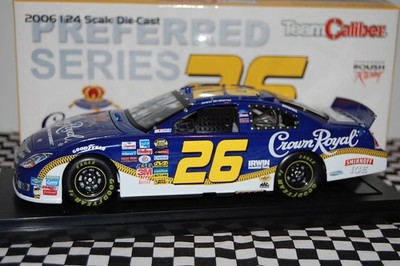 Jamie McMurray #26 Crown Royal Nascar 1/24 Die-cast 2003 Team Caliber
