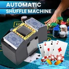 1-4 Decks Automatic Card Shuffler Electric Shuffling Machine USB/Battery Powered