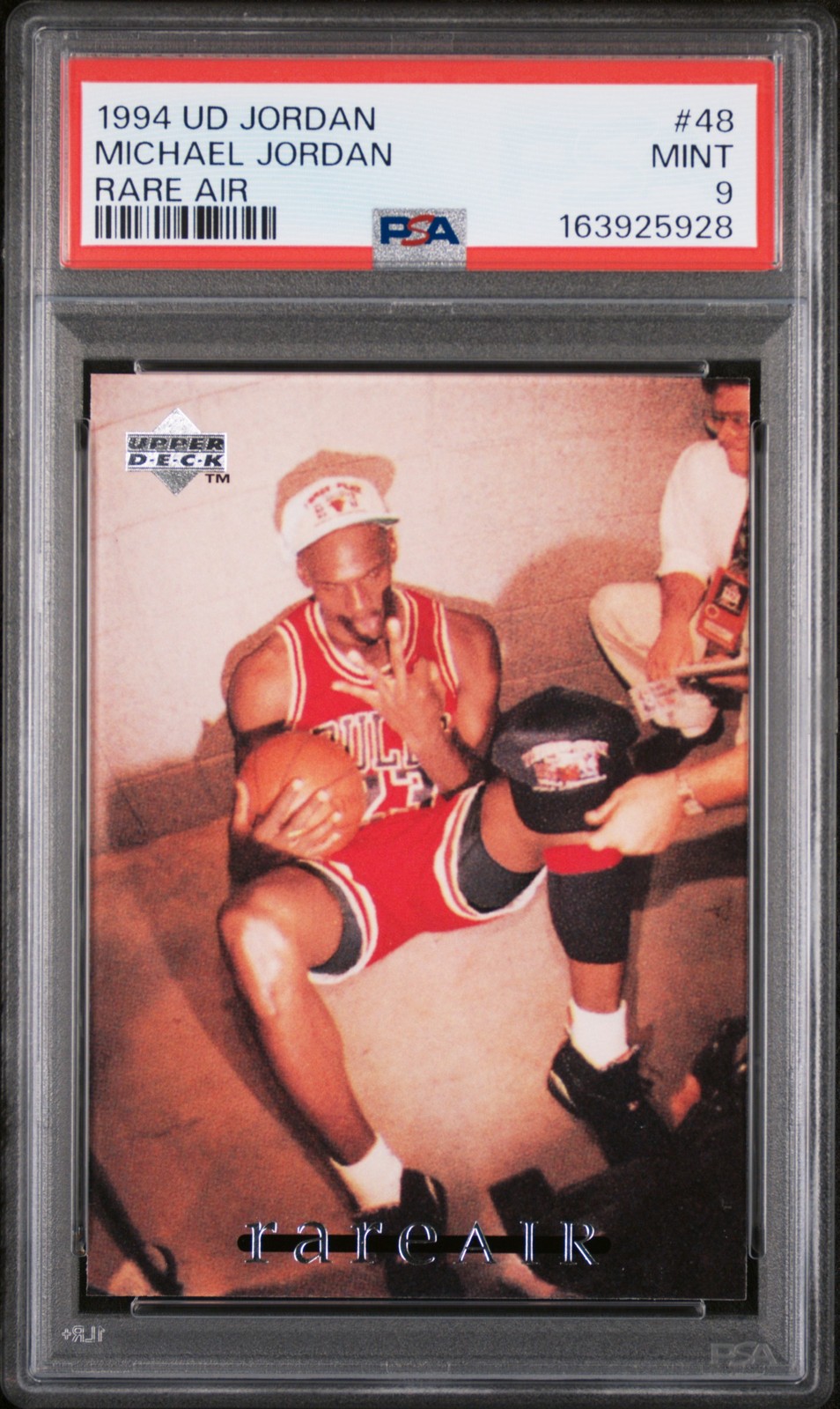 1994 UD MJ RARE AIR #48 MICHAEL JORDAN PSA 9