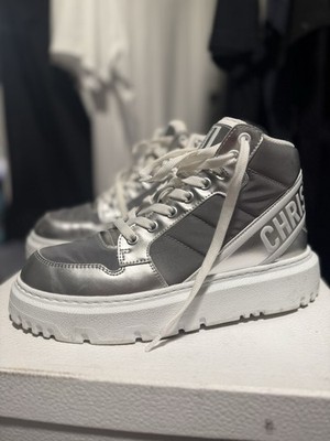 Christian Dior D Player High Top Sneakers Women's Size 36