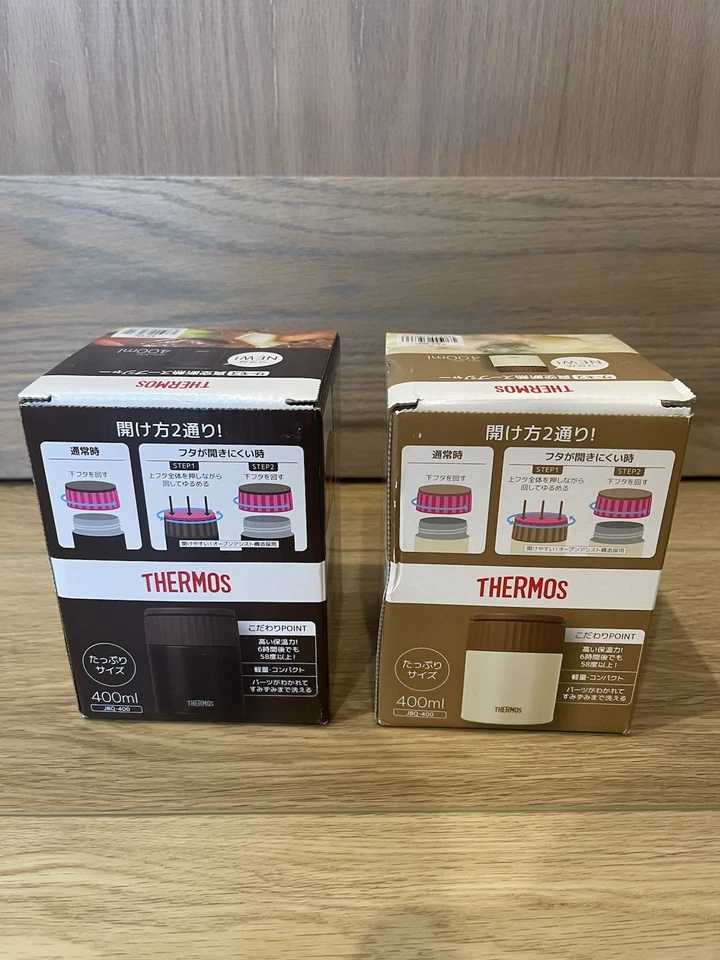 Paquete de tarro de sopa termo aislado al vacío 0,4 L 400 ml JBQ-400 recipiente frío caliente Foto 3 de 4