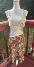 Vintage Y2K Charlotte Russe Indie Fairy Grunge Low Rise Skirt Cutesy HTF Sz L