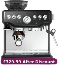 Sage The Barista Express SES875BKS Bean to Cup Coffee Machine Black Sesame*