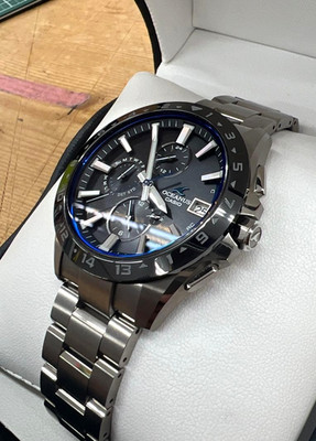 Gebrauchte CASIO OCEANUS OCW-T3000A-1AJF Herren Armbanduhr 42mm Solar Bluetooth