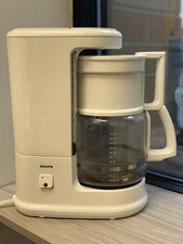 Krups Classic Brewmaster Plus 140 White 10 Cup Coffee Maker
