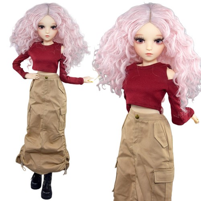 #ad Eyes can be Change 1 3 BJD Doll with Fashion Dress Clothes Full Set Assembled AU $199.99
