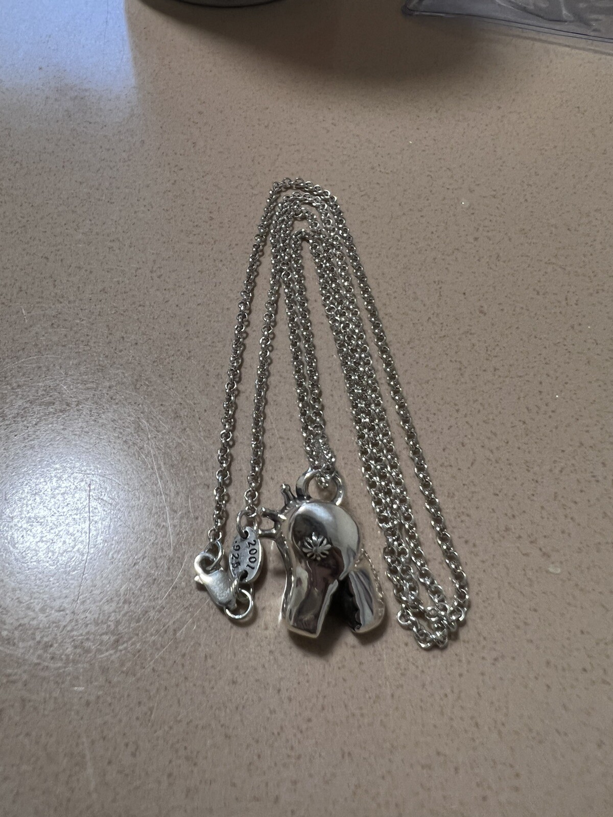 chrome hearts dino pendant with Chrome Hearts Chain