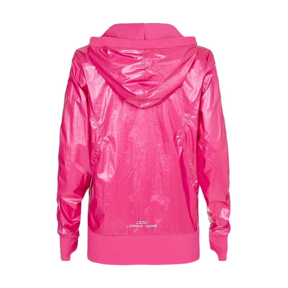 Chaqueta Lorna Jane Active Luminosity LJ Excel frambuesa nacarada talla XS $149.99 Foto 3 de 3