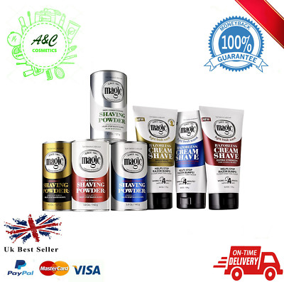 Magic Shaving Powder & Rasiermesserlose Haarentfernungscreme