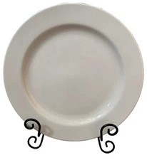 Homer Laughlin Plate 12 in Cream Large Solid Platter USA Dining Serving VTG