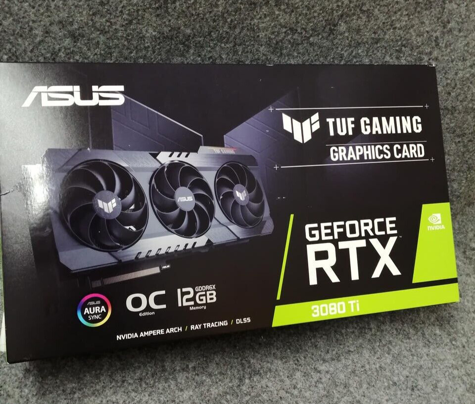 ASUS TUF Gaming GeForce RTX 3080 Ti OC 12GB GDDR6X Graphics Card