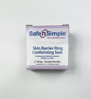 Safe N Simple SNS684U2, 2'' Skin Barrier Ring Conforming Seal Box of 10
