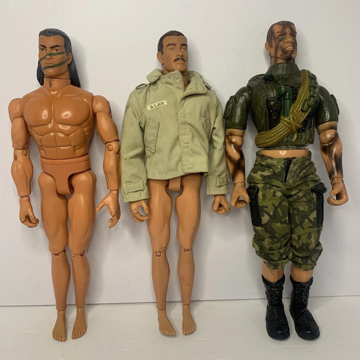 Lot De 22 Figurines GI Joe Street Fighter Bikini Lanard Slaughter - Vintage