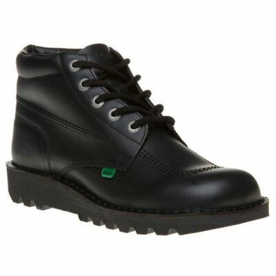 KICKERS ARVEIL - Scarpe Da Ginnastica Basse In Tela Unisex, Colore Noir/Blanc, Taglia 42 EU - 3
