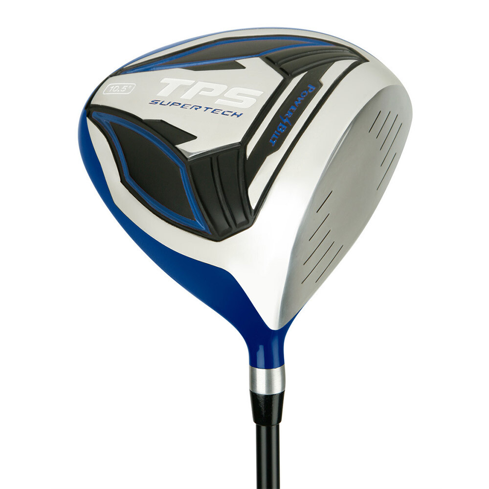НОВЫЙ левый привод Powerbilt TPS SuperTech Blue 10,5° Graphite M (Reg) Flex