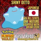 Shiny Ditto 6IV ✨ Japanese Masuda ✨Pokemon Scarlet Violet 🚀Fast Trade🚀ANY NAT