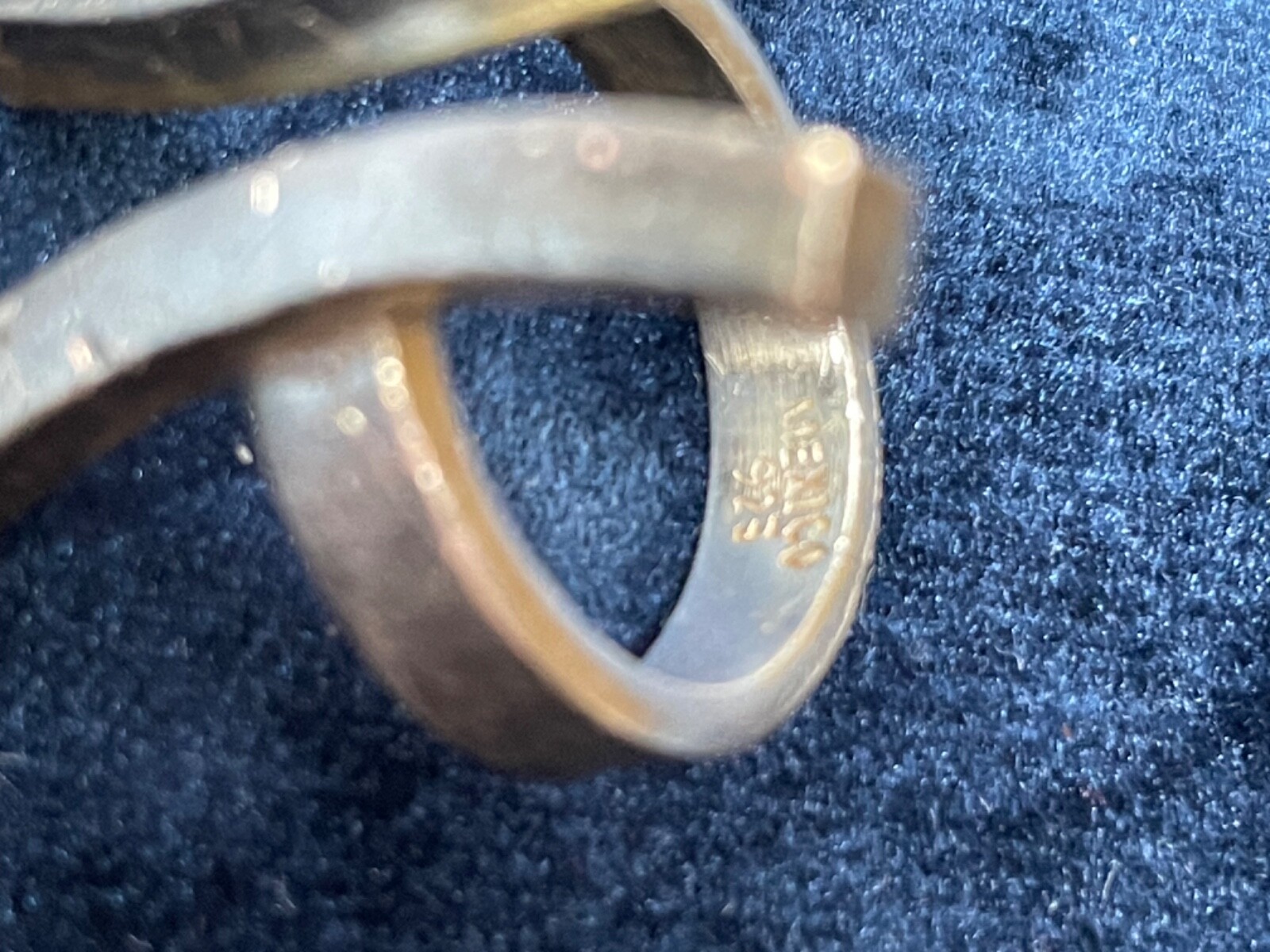 Solid Sterling 925 Mexico marked Silver Ring Size… - image 7