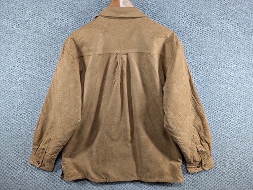 Forecast by Weatherproof Vintage Men's Tan Faux Suede Fleece Lined Jacket M - Picture 2 of 12