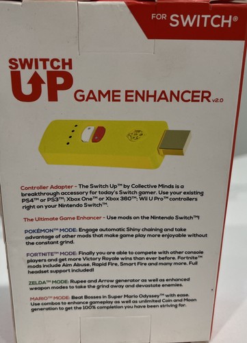 Switch Up Game Enhancer Shiny Edition Bluetooth Pokémon Fortnite Zelda Mario - Picture 2 of 6