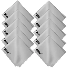 10 Packs Soft Microfiber Cleaning Cloth for Glasses Camera Lens TV Phone Screens