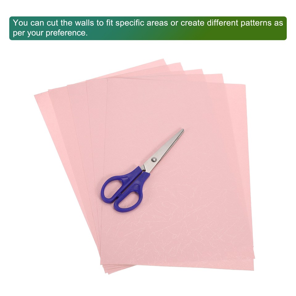 12 " x 8 " Dollhouse Wallpaper and Flooring Silk Pattern Pink 5 Pcs eBay