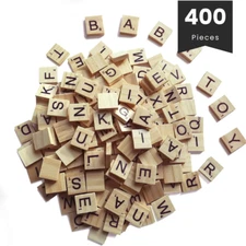 Scrabble Wood Tiles Pieces Full Sets 1 - 100 Sets from 100 to 10,000 peices