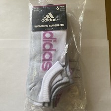 Adidas Superlite Linear Logo Ankle Socks Pack of 6