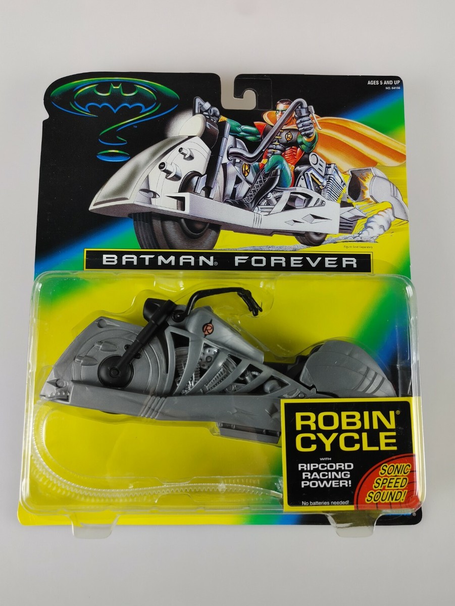 BATMAN FOREVER ロードレースセット Kenner 未開封 Robin Cycle/Motorcycle with Ripcord Batman Forever Vintage Kenner