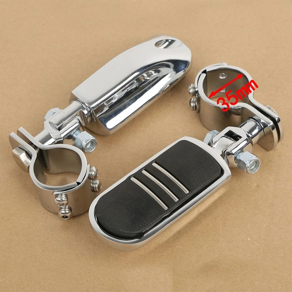 Universal 25-35mm Adjustable Pegstreamliner Highway Foot Pegs For Harley Touring - Image 3 of 4