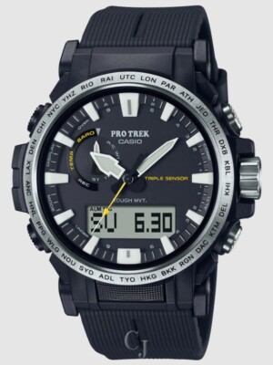 Casio Pro Trek PRW-61 Series Tough Solar Triple Sensor Men s Watch PRW61-1A