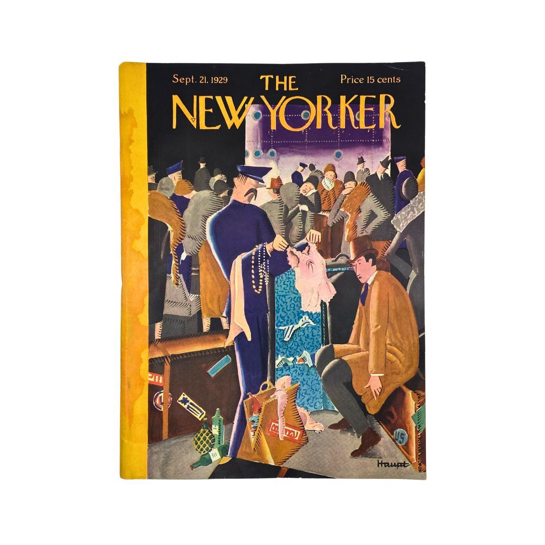 The New Yorker Complete Magazine September 21, 1929 Theodore Haupt
