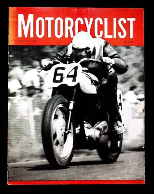 1960 August Motorcyclist Motorcycle Magazine Isle of Man TT Little Burr Enduro
