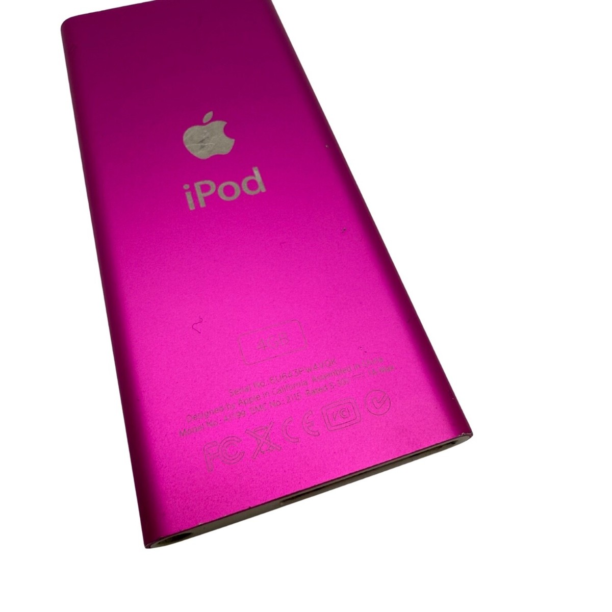 Apple iPod Nano 2nd Gen 4GB Pink A1199 - Turns On & Syncs, Will