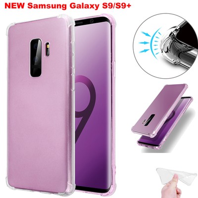 FOR Samsung Galaxy S9/S9+ shock-resistant Crystal Soft TPU Case Clear Cover | eBay