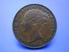 JERSEY  1/26 SHILLING  COIN 1841   / SNIFF'S  ANCIENT COINS T-4/5