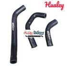 Black silicone radiator hose FOR Honda RS 125 RS125 1987 1994 1988 1989 1990