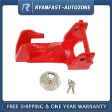 Gooseneck Trailer Hitch Lock W/ key lock for RVs Heavy Trailers Livestock Hauler