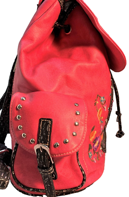 Sugar Skull Backpack Purse Pink Floral Day of the Dead Conceal‎ Carry New PINK SUGAR SKULL DAY OF THE DEAD BACKPACK CONCEALED CARRY  main image 2