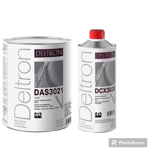 DAS3021 Deltron PPG Acrylic Urethane Sealer White Gallon And DCX3030
