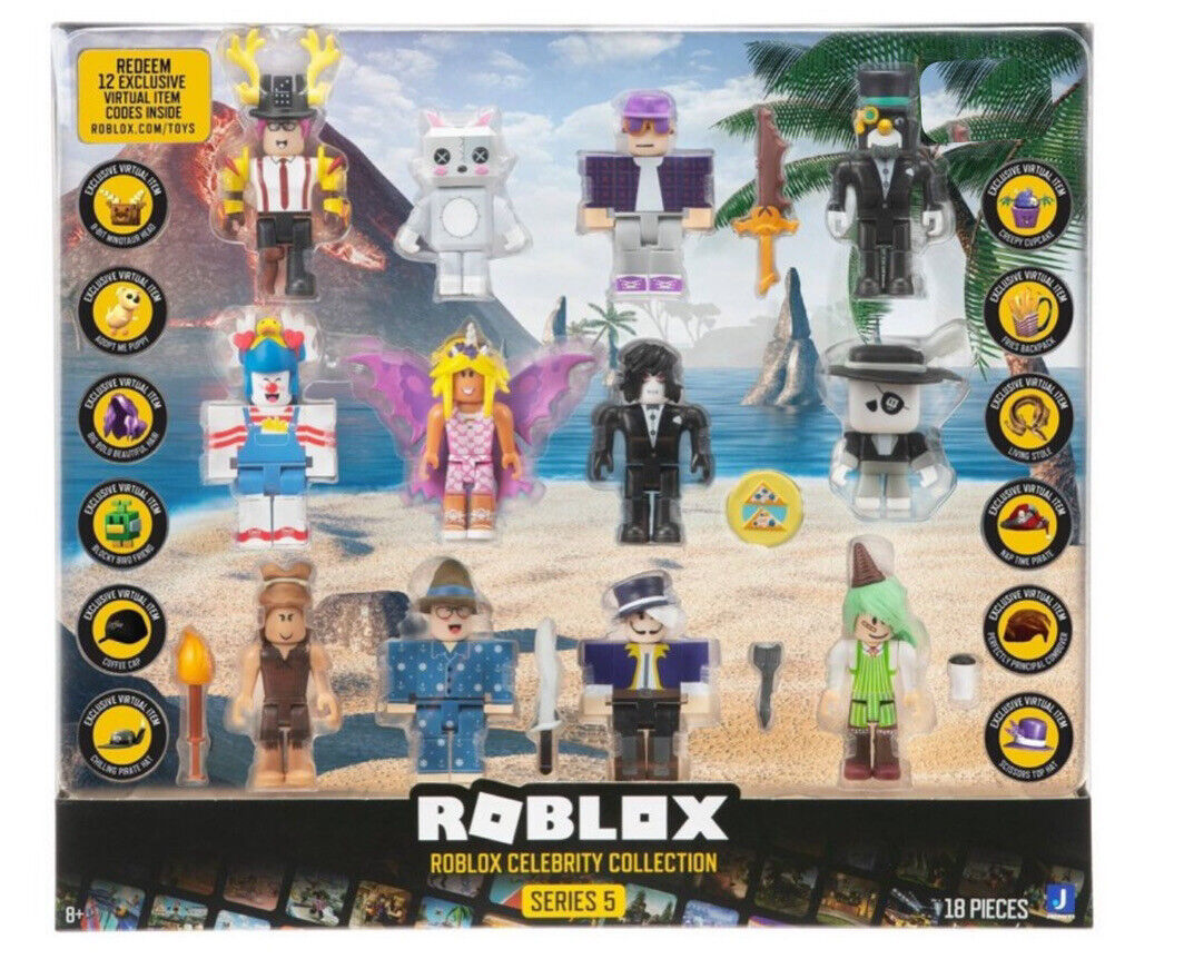 18 Piece Roblox Toys Action Figures Mixed Lot Figures + Accessories NO  CODES