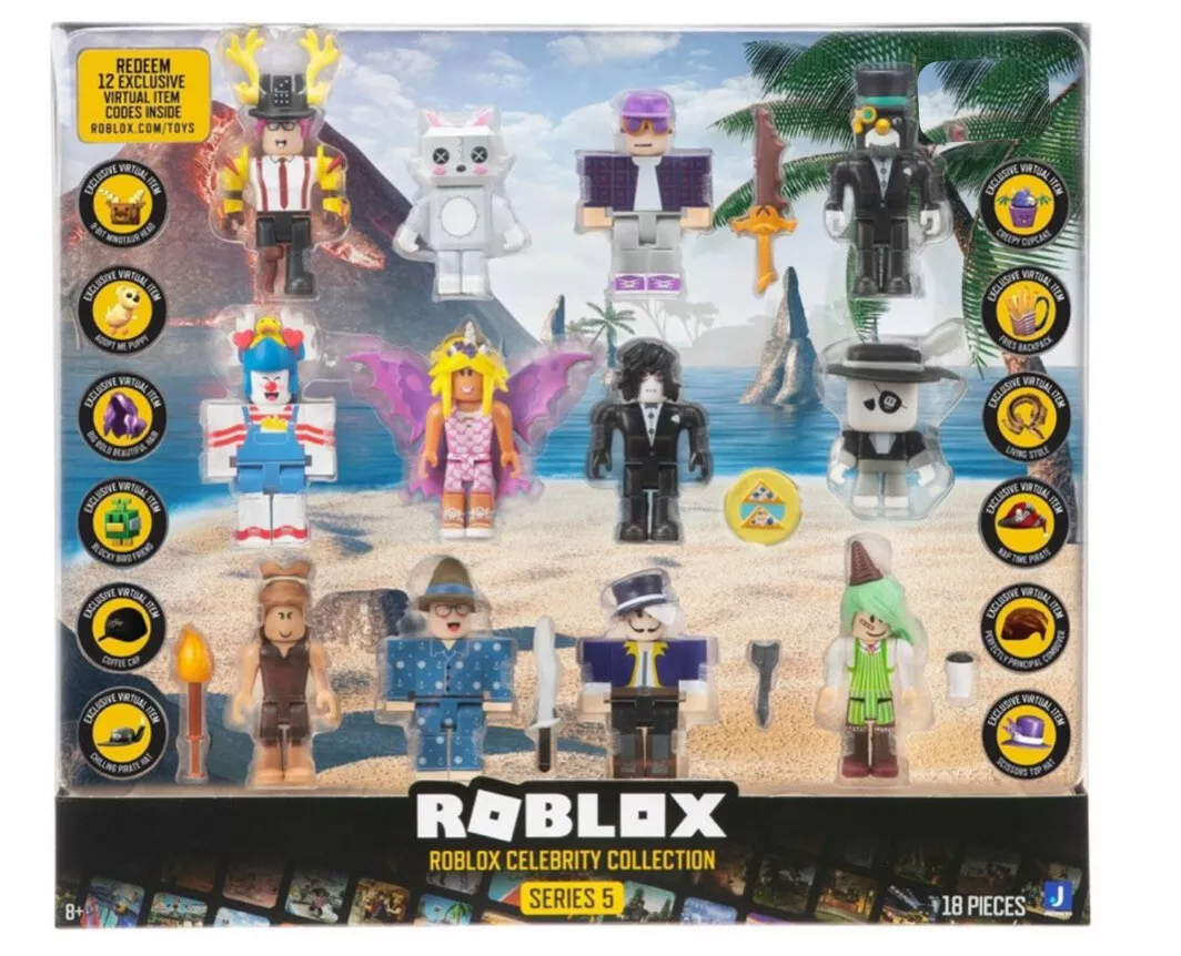 12 Roblox Celebrity Series 6 8 Figures Kids Toys Gift Set Lot NEW 22pc-No  Codes