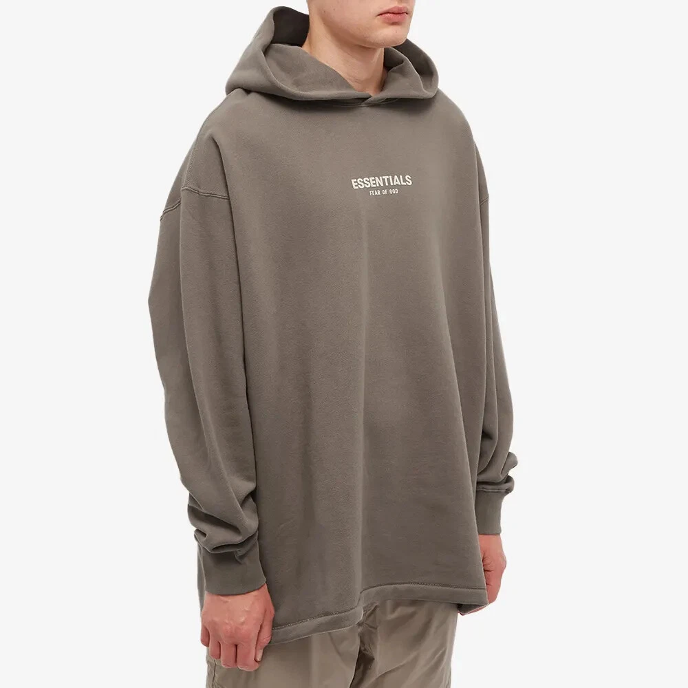 FOG Fear of God Essentials Relaxed Hoodie | Desert Taupe | Sz ...