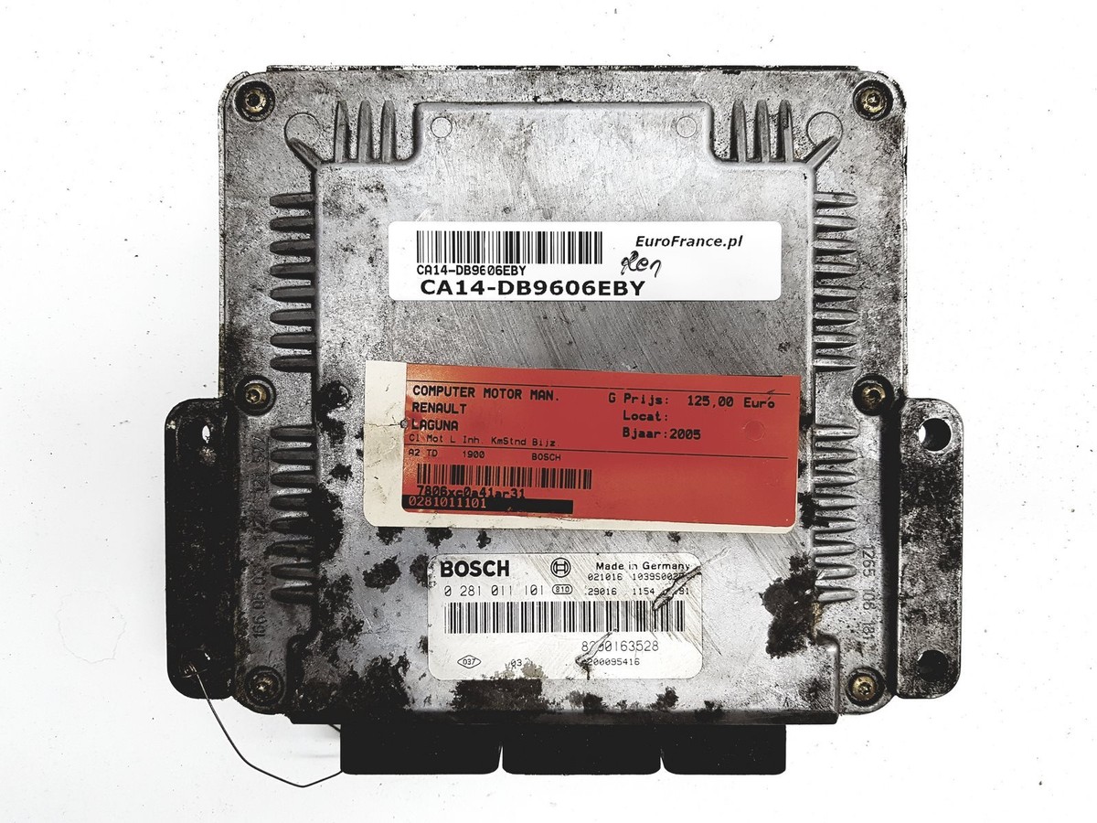ECU Bosch 0 281 011 101 / 8200163528 / 8200095416 / 1309S00271 | eBay