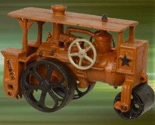 Dampftraktor Antik Modell Walze Eisen Blech Spielzeug Deko f&uuml;r Gro&szlig;e Geschenk