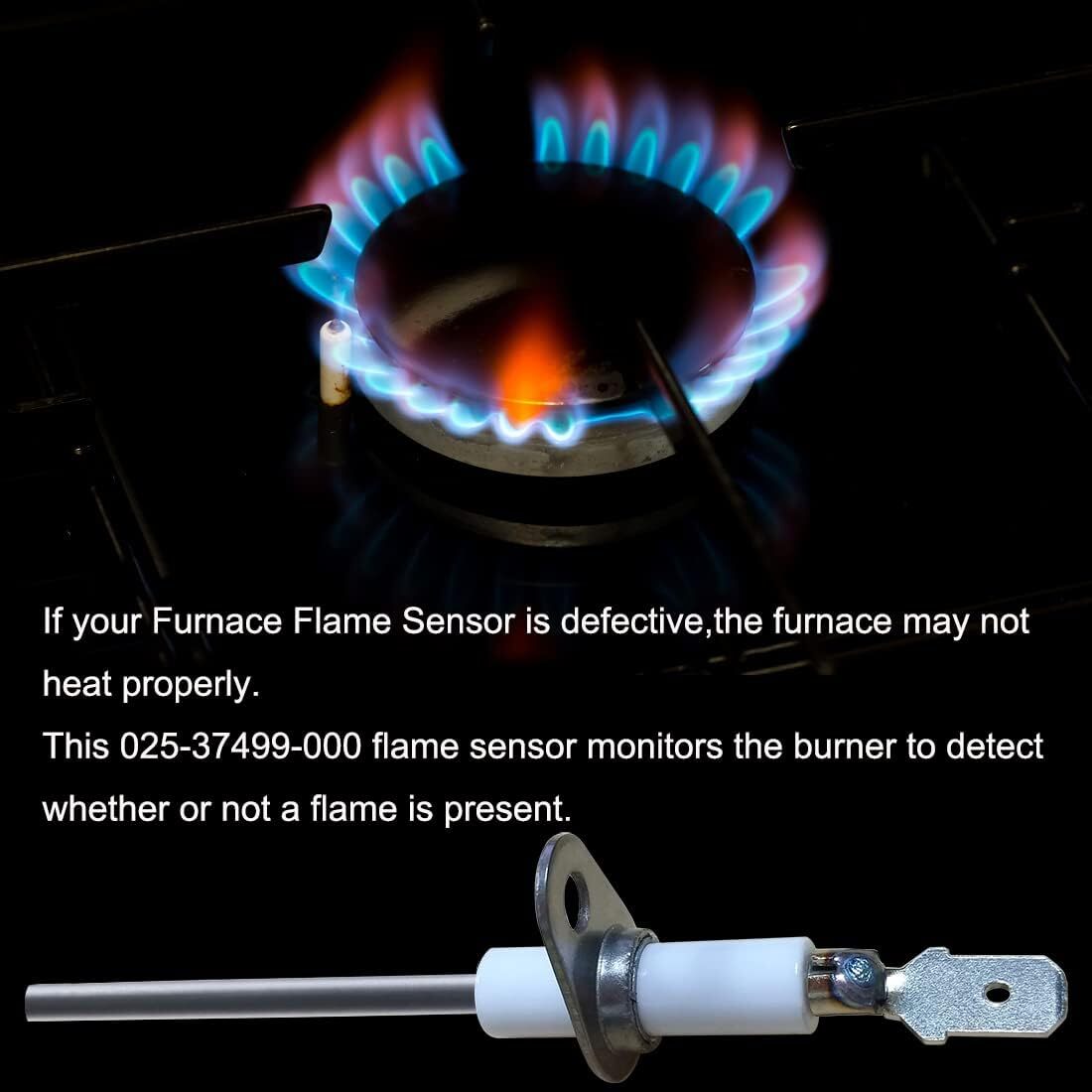 5 Gas Furnace Flame Sensor Rod For York 025-37499-000 S1-02537499000 ACS90703BXA