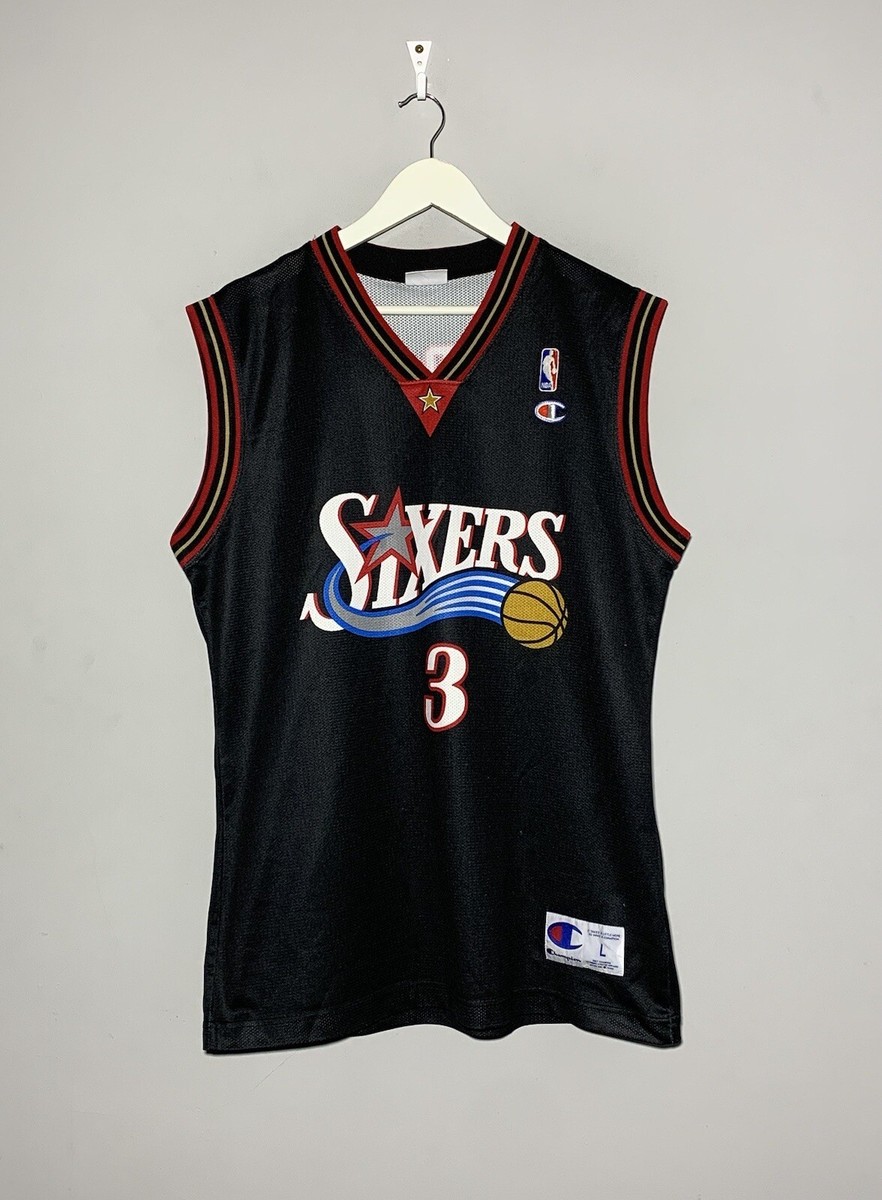 3 Allen Iverson Philadelphia 76ers Sixers Champion NBA Basketball
